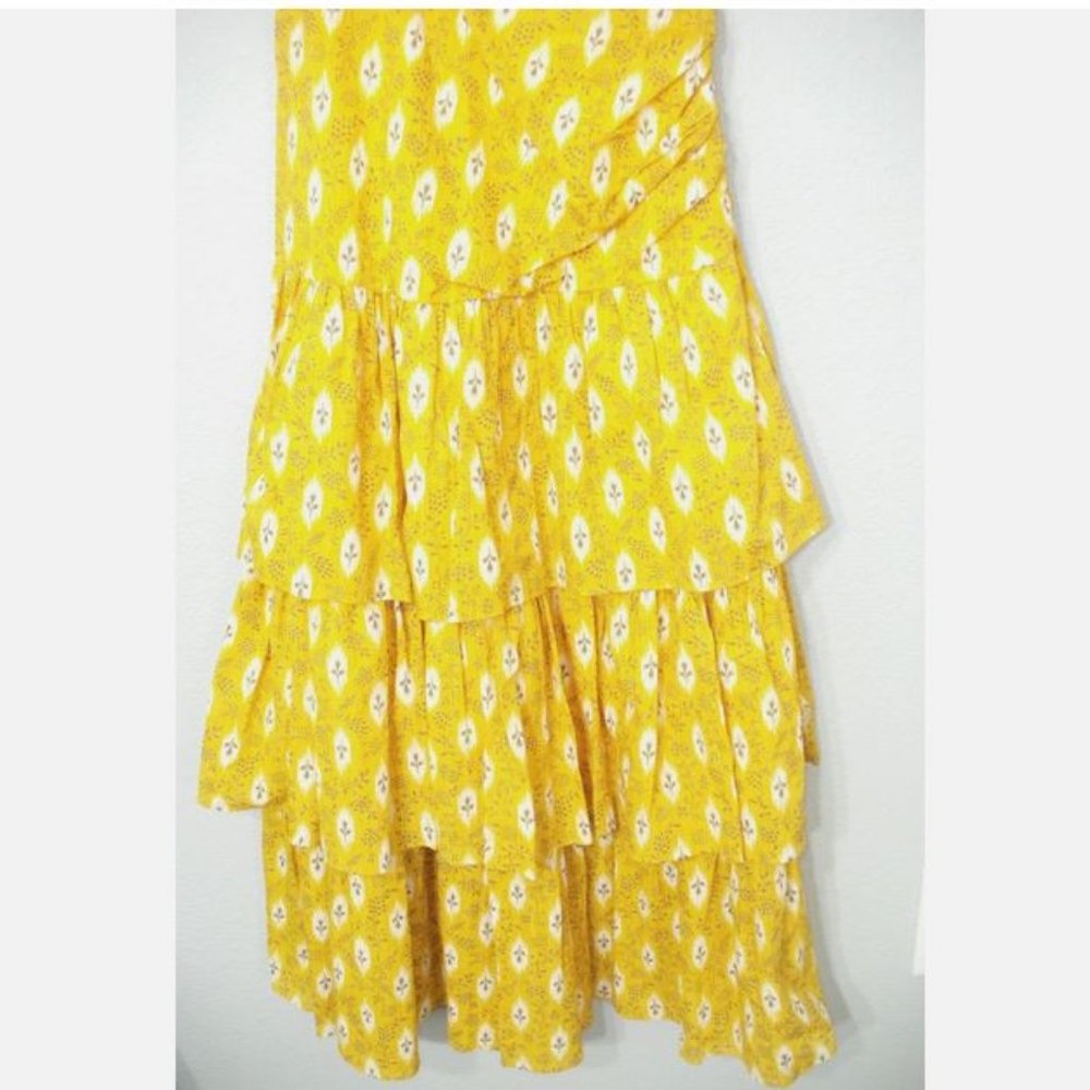 NWT Veronica Beard Virginia One Shoulder Maxi Dress Sun Multi 4 - Picture 6 of 12